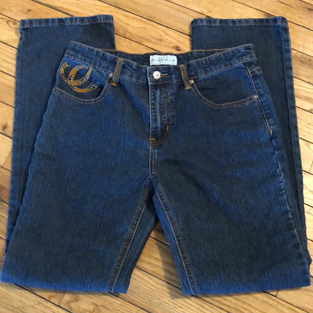 Denim Rhinestone Jeans